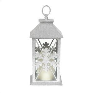 Glitter Snowflake Light-up Lantern